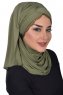 Filippa - Hijab De Algodón Práctico Caqui - Ayse Turban