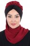 Gill - Hijab Práctico Burdeos & Negro
