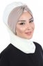 Gill - Hijab Práctico Crema & Taupe