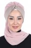 Gill - Hijab Práctico Rosa De Antaño & Taupe