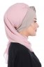 Gill - Hijab Práctico Rosa De Antaño & Taupe