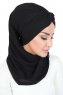Gill - Hijab Práctico Negro & Negro