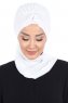 Gill - Hijab Práctico Blanco & Blanco