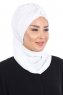 Gill - Hijab Práctico Blanco & Blanco