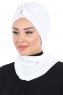 Gill - Hijab Práctico Blanco & Blanco