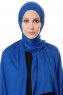 Hande - Hijab De Algodón Azul - Gülsoy