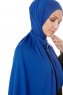 Hande - Hijab De Algodón Azul - Gülsoy