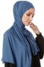 Hande - Hijab De Algodón Índigo - Gülsoy