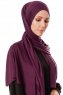 Hande - Hijab De Algodón Ciruelas - Gülsoy