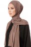 Hande - Hijab De Algodón Taupe - Gülsoy