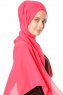 Hazal - Hijab Crepe Fucsia - Ecardin