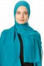 Hazal - Hijab Crepe Verde - Ecardin