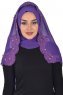 Helena - Hijab Práctico Púrpura - Ayse Turban