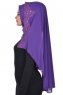 Helena - Hijab Práctico Púrpura - Ayse Turban