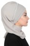 Hillevi - Turbante Instant Chiffon Taupe