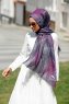 Isfa - Hijab Estampado Púrpura - Sal Evi
