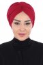 Jill - Turbante De Algodón Burdeos - Ayse Turban