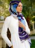 Jumana - Hijab Estampado Púrpura - Sal Evi