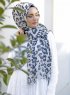 Dounia - Hijab Estampado Marrón