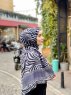 Kadifa - Hijab Estampado De Algodón Gris - Mirach