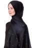 Kadri - Hijab Negro Con Perlas - Özsoy