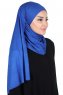 Kaisa - Hijab De Algodón Práctico Azul