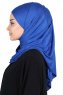 Kaisa - Hijab De Algodón Práctico Azul