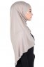 Kaisa - Hijab De Algodón Práctico Taupe