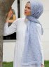 Khadija - Hijab Estampado Gris - Sal Evi
