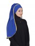Louise - Hijab Práctico Azul - Ayse Turban