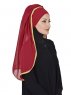 Louise - Hijab Práctico Burdeos - Ayse Turban