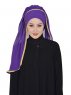 Louise - Hijab Práctico Púrpura - Ayse Turban
