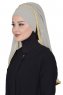 Louise - Hijab Práctico Taupe - Ayse Turban