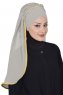 Louise - Hijab Práctico Taupe - Ayse Turban