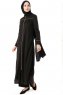 Lylah - Abaya Negro - Miss Cazibe
