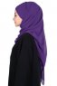 Malin - Hijab Chiffon Práctico Púrpura