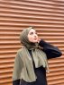 Maryna - Hijab Estampado De Chiffon Caqui - Mirach