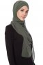 Mehtap - Chiffon Hijab One-Piece Práctico Caqui