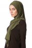 Melek - Hijab Jersey Premium Caqui - Ecardin