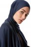 Melek - Hijab Jersey Premium Azul Marino - Ecardin