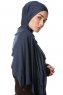 Melek - Hijab Jersey Premium Azul Marino - Ecardin
