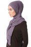 Melek - Hijab Jersey Premium Morado Oscuro - Ecardin