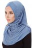 Mia - Hijab Al Amira Índigo One-Piece - Ecardin