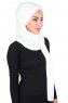 Mikaela - Hijab De Algodón Práctico Crema & Rosa De Antaño