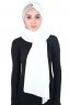 Mikaela - Hijab De Algodón Práctico Crema & Taupe