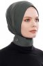 Narin - Hijab Crepe One-Piece Práctico Caqui