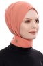 Narin - Hijab Crepe One-Piece Práctico Salmón