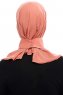 Narin - Hijab Crepe One-Piece Práctico Salmón