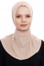 Narin - Hijab Crepe One-Piece Práctico Caramelo Ligero