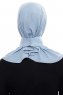 Narin - Hijab Crepe One-Piece Práctico Azul Claro